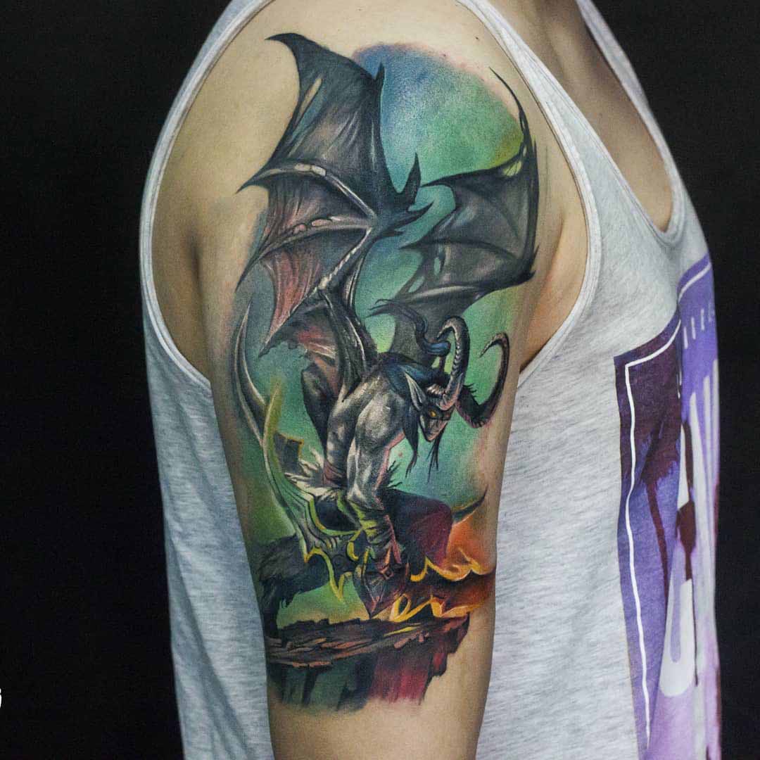 world of warcraft tattoo illdan